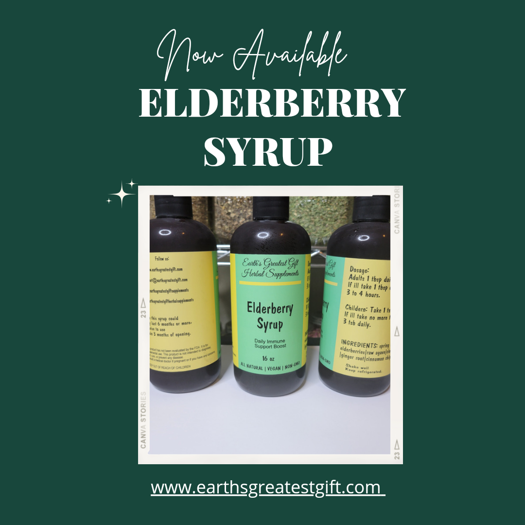 Elderberry syrup **PICK UP ONLY**